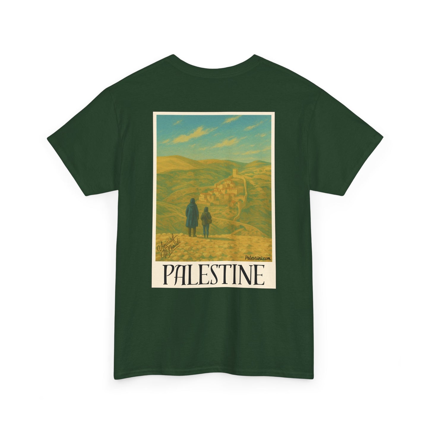 T-shirt Palestine homme - "Nos terres perdues" - Impression Dos