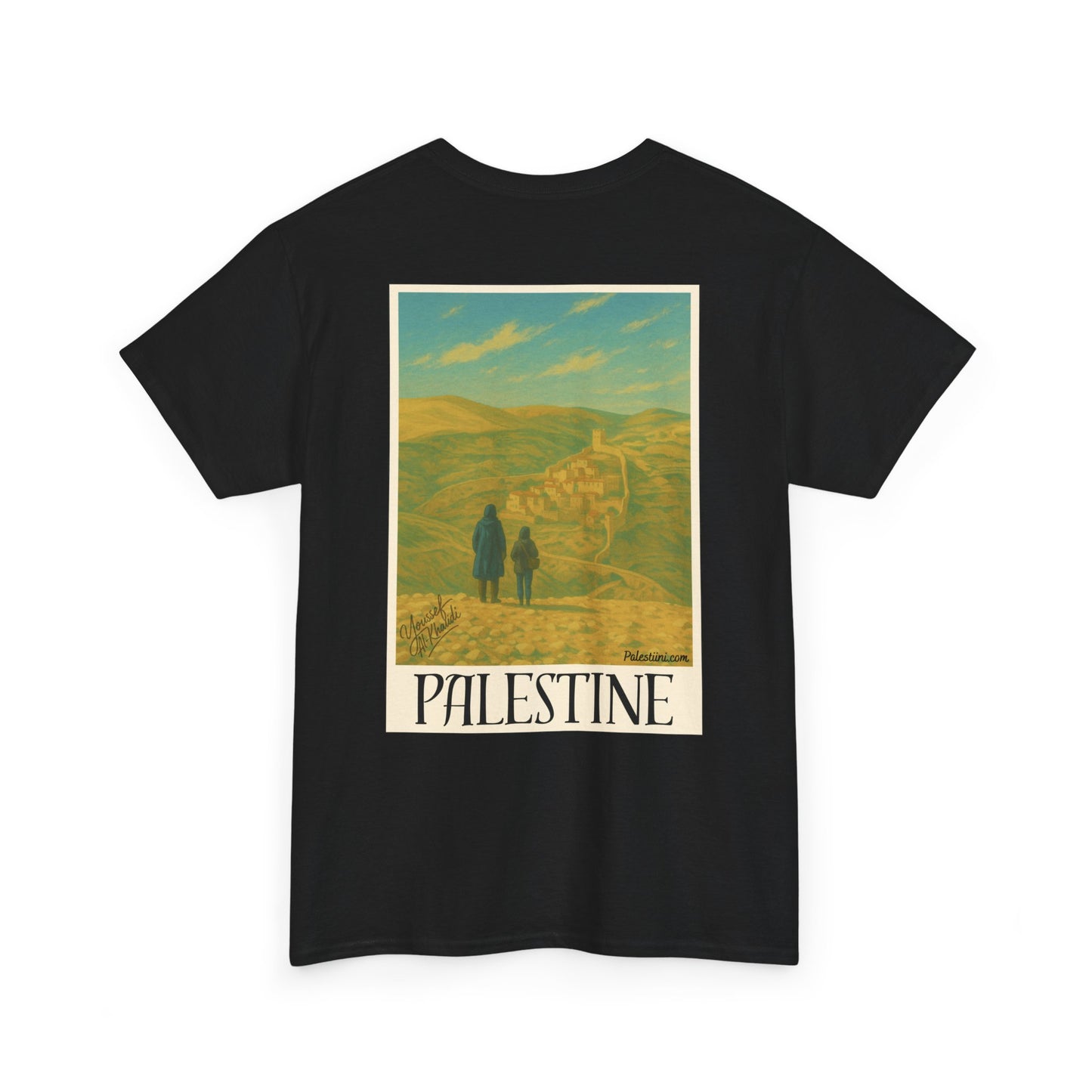 T-shirt Palestine homme - "Nos terres perdues" - Impression Dos