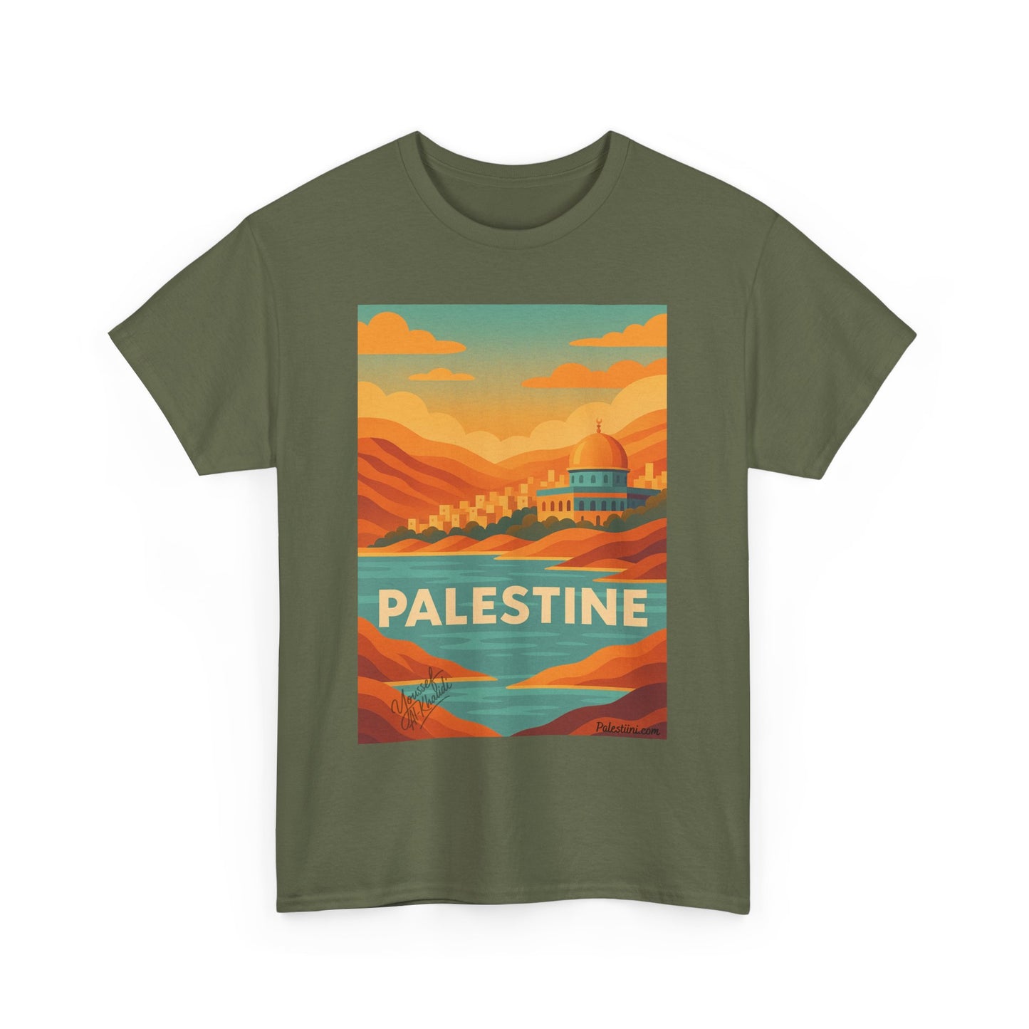 T-shirt Palestine - "Palestine Eternelle" - Impression Devant
