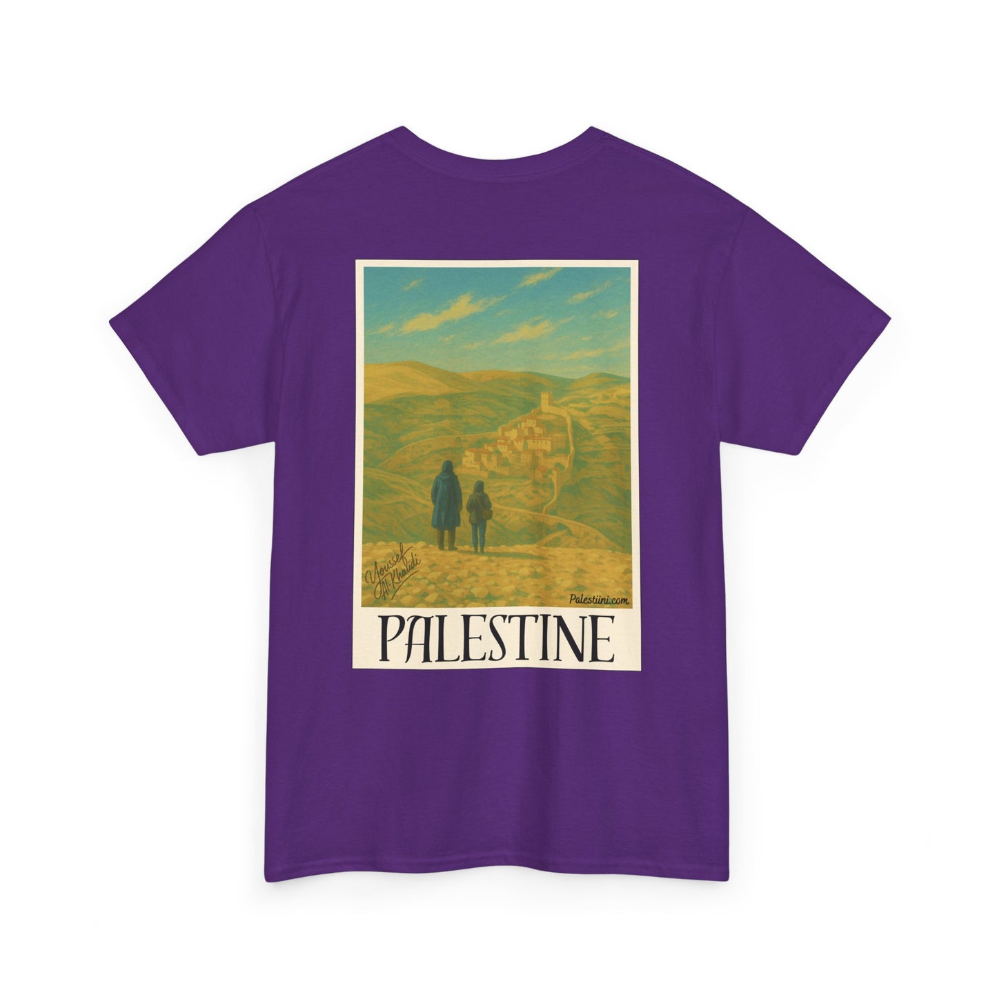 T-shirt Palestine homme - "Nos terres perdues" - Impression Dos