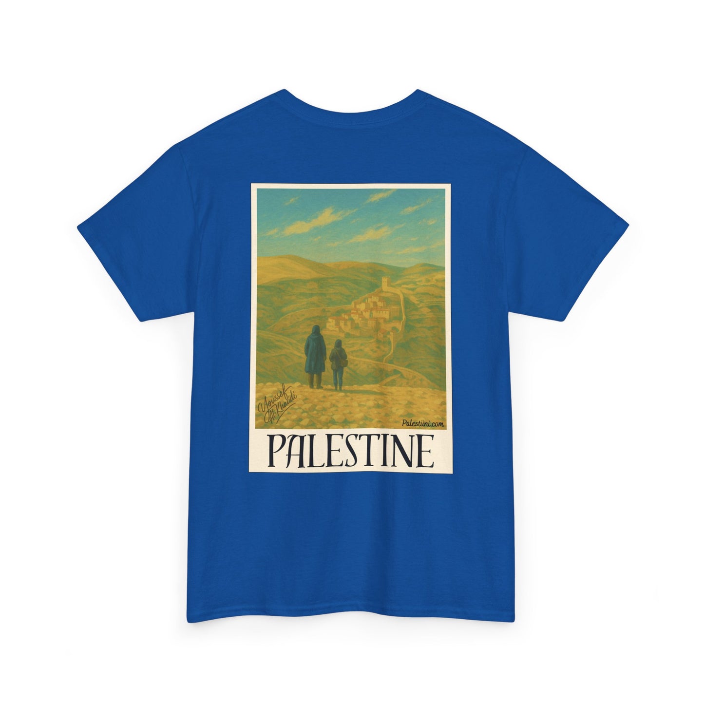 T-shirt Palestine homme - "Nos terres perdues" - Impression Dos