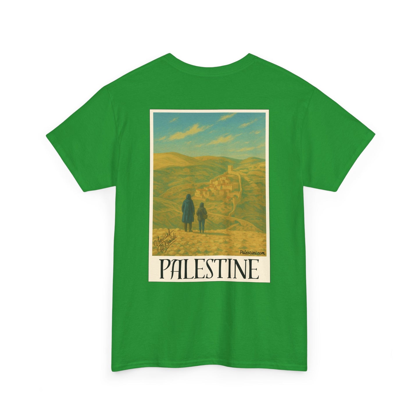 T-shirt Palestine homme - "Nos terres perdues" - Impression Dos