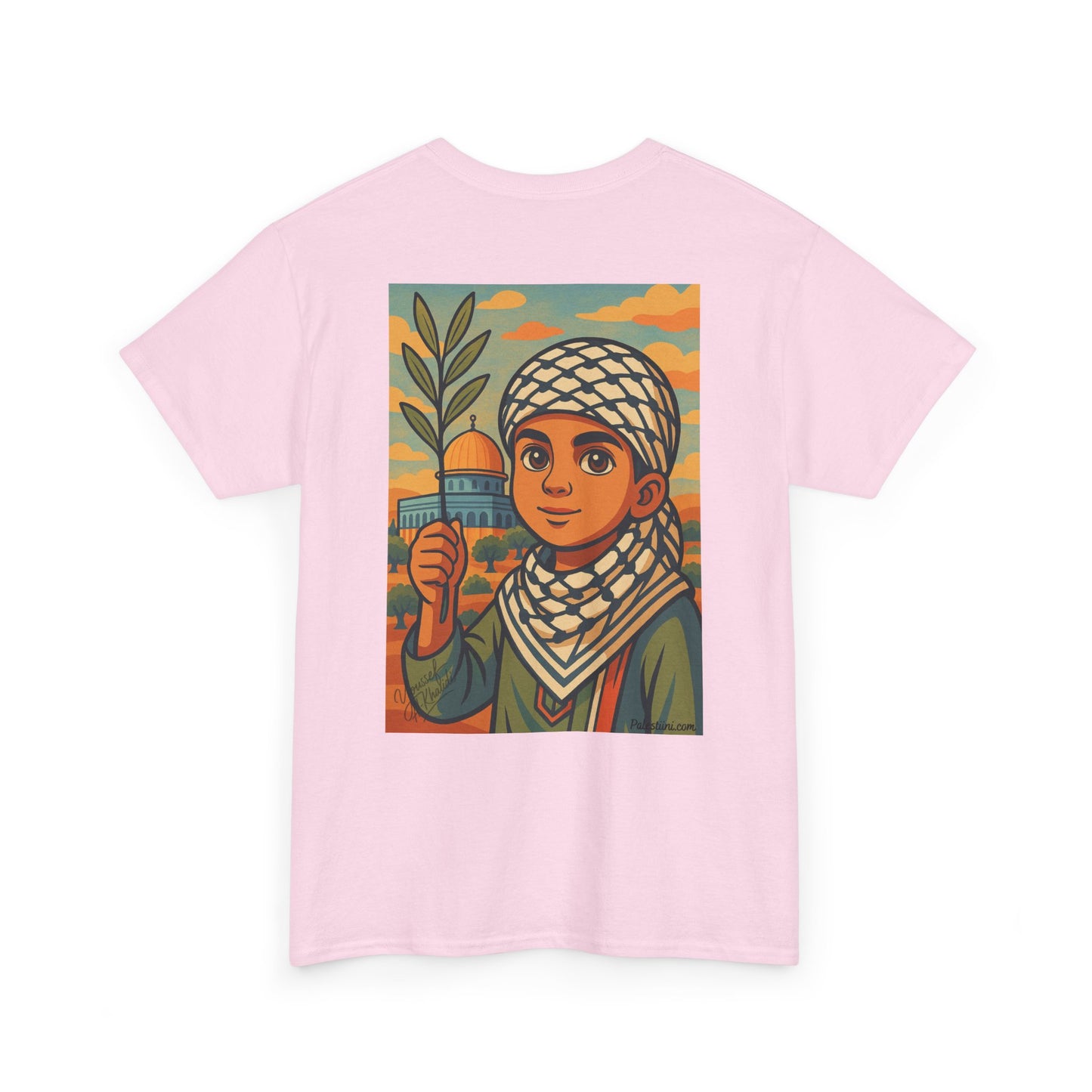 T-shirt Palestine - "Enfant de Palestine" - Impression Dos