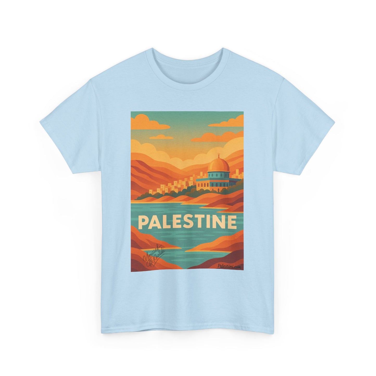 T-shirt Palestine - "Palestine Eternelle" - Impression Devant