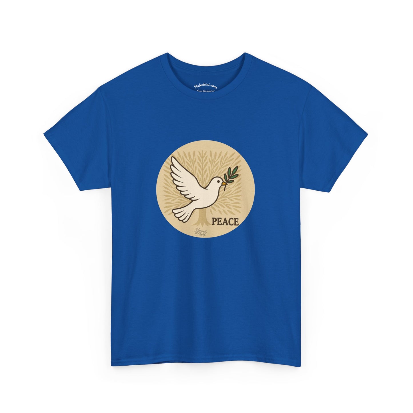 T-shirt Palestine - "Zaytouna & Salam" - Impression Devant