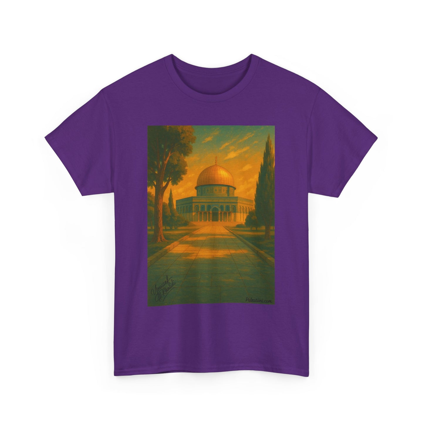 T-shirt Palestine - "Al-Quds Eternelle" - Impression Devant