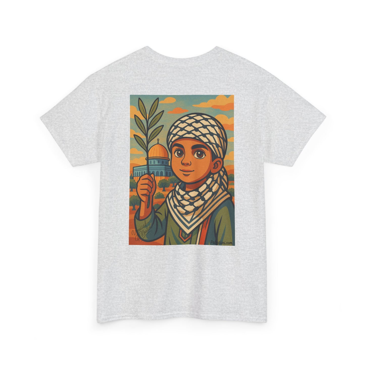 T-shirt Palestine - "Enfant de Palestine" - Impression Dos