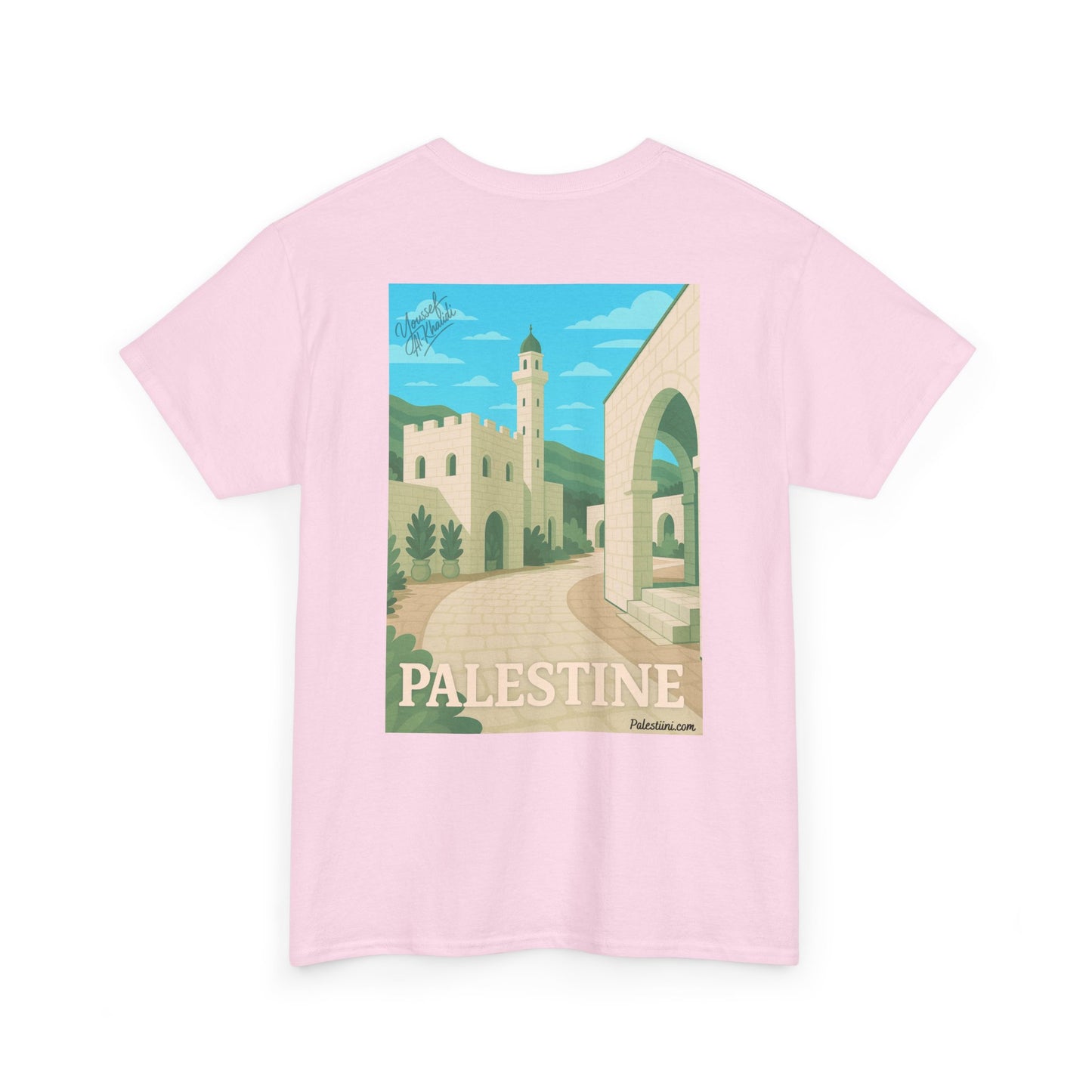 T-shirt Palestine - "Ruelle de Jerusalem" - Impression Dos