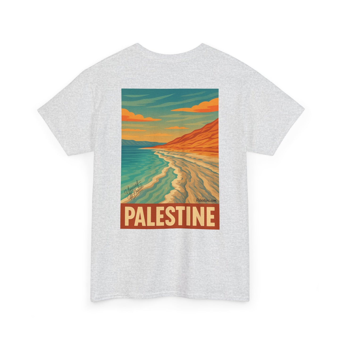 T-shirt Palestine - "Reflets de Palestine" - Impression Dos
