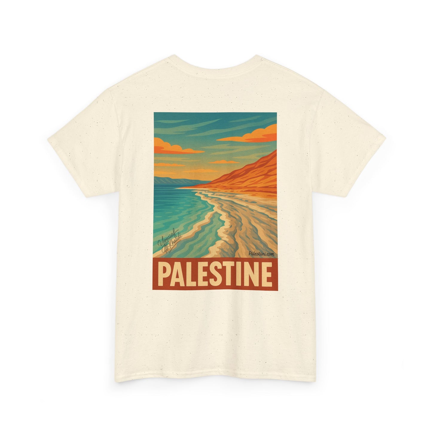 T-shirt Palestine - "Reflets de Palestine" - Impression Dos