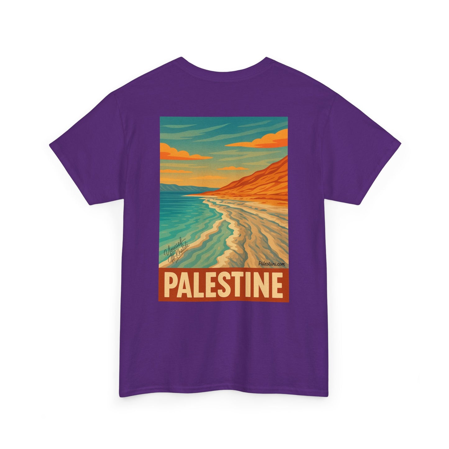 T-shirt Palestine - "Reflets de Palestine" - Impression Dos