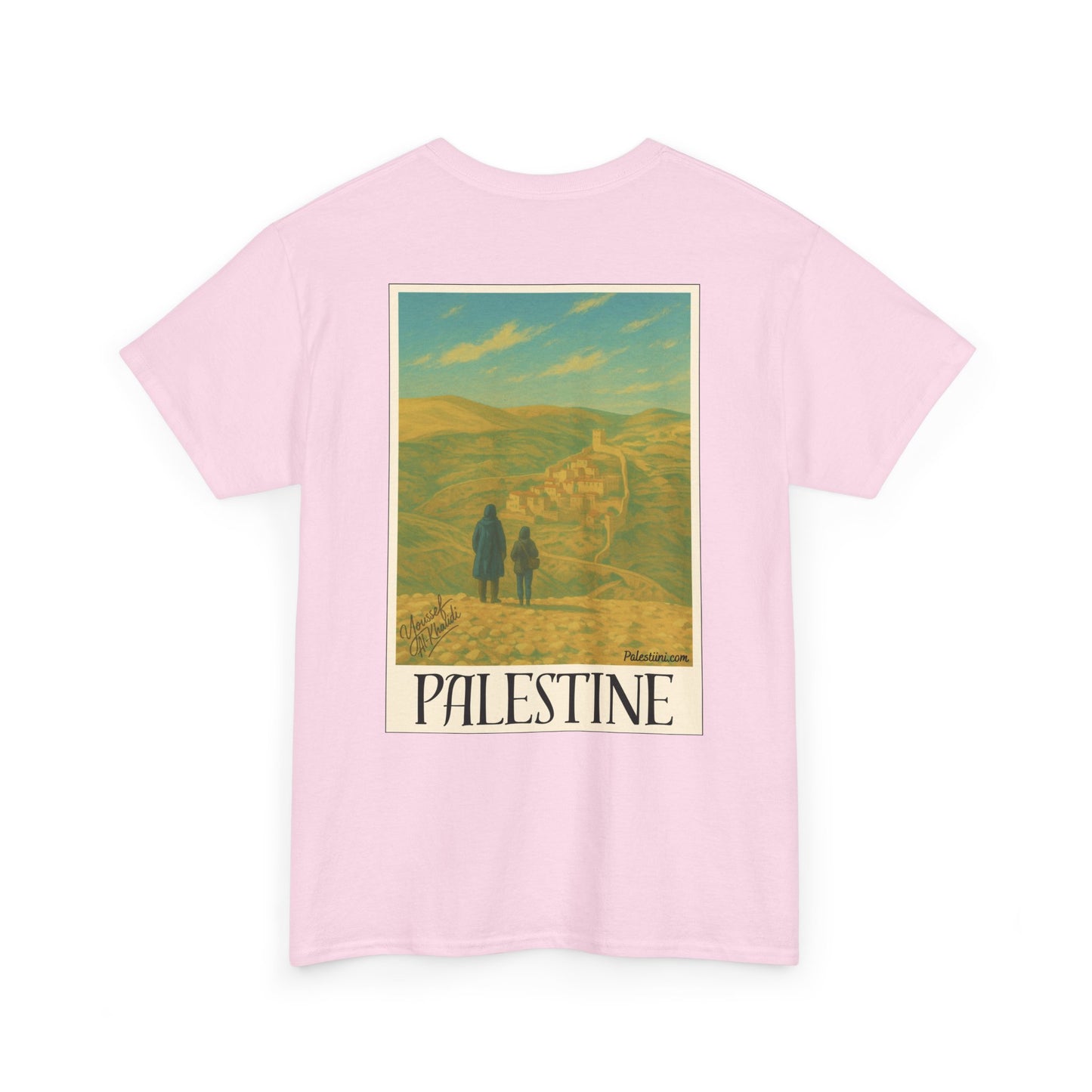 T-shirt Palestine homme - "Nos terres perdues" - Impression Dos