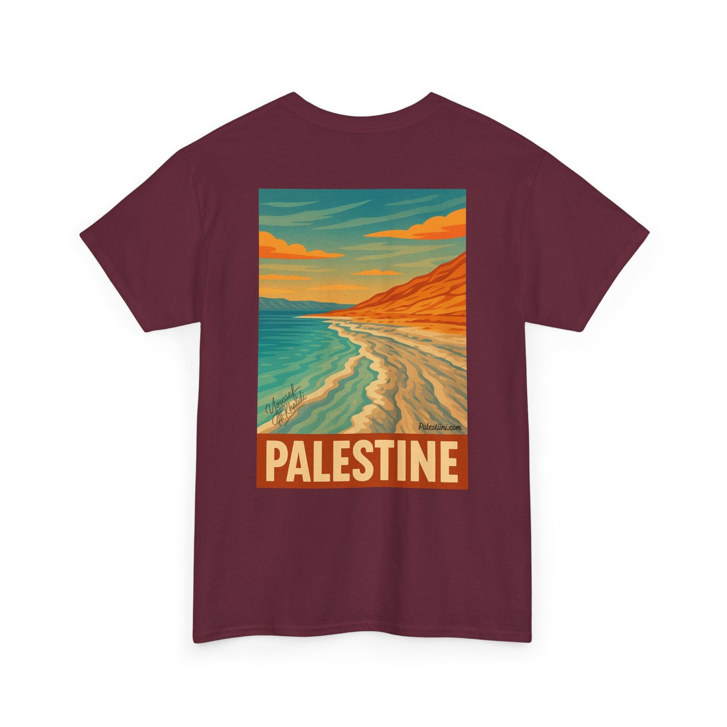 T-shirt Palestine - "Reflets de Palestine" - Impression Dos