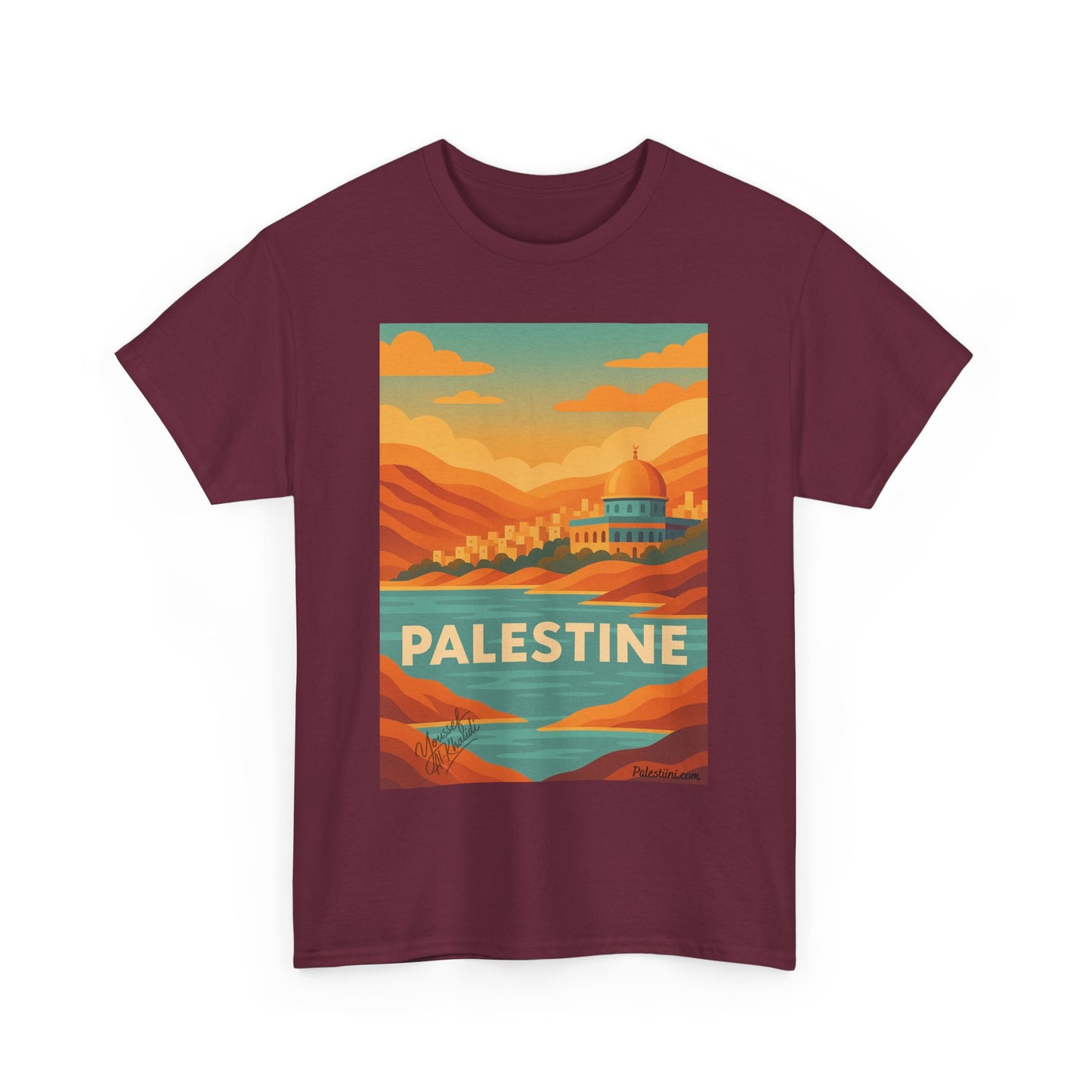T-shirt Palestine - "Palestine Eternelle" - Impression Devant