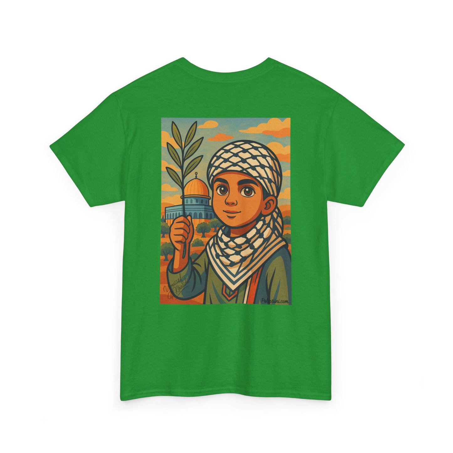T-shirt Palestine - "Enfant de Palestine" - Impression Dos