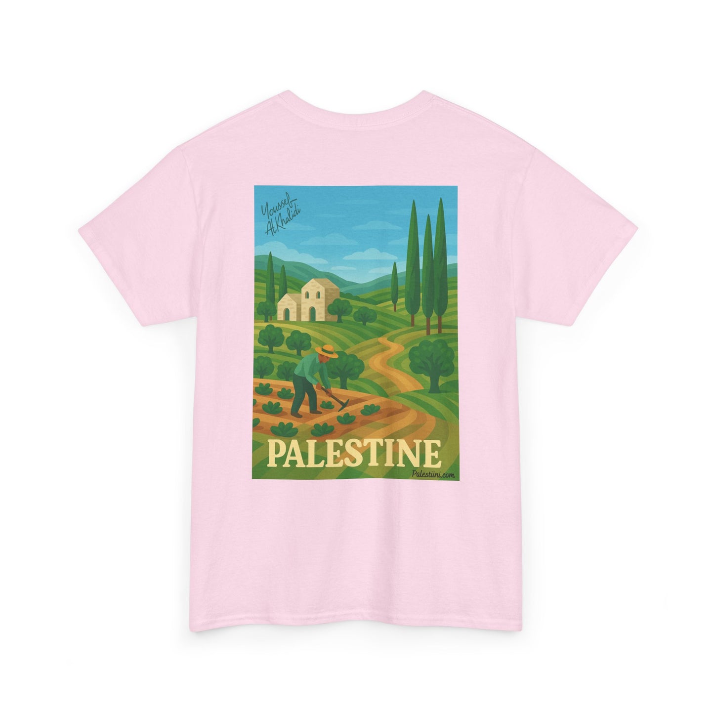 T-shirt Palestine - "Les Gardiens de la Terre" - Impression Dos