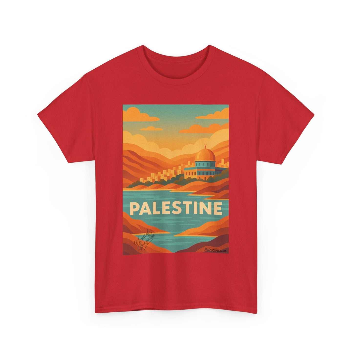 T-shirt Palestine - "Palestine Eternelle" - Impression Devant