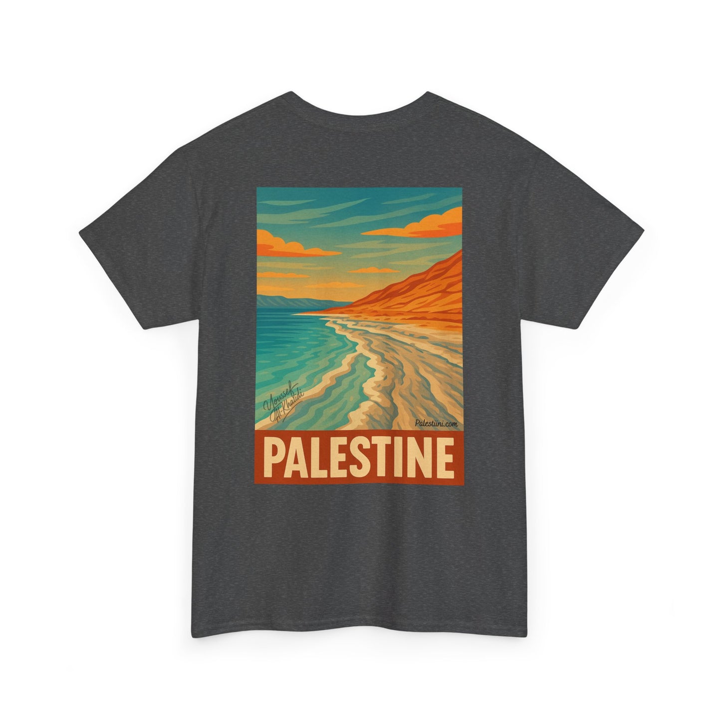 T-shirt Palestine - "Reflets de Palestine" - Impression Dos