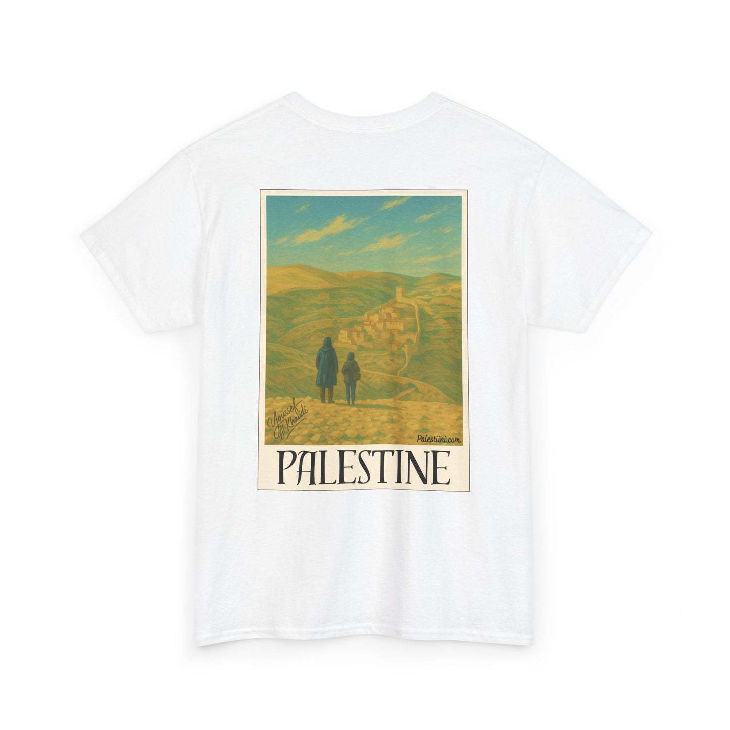 T-shirt Palestine homme - "Nos terres perdues" - Impression Dos