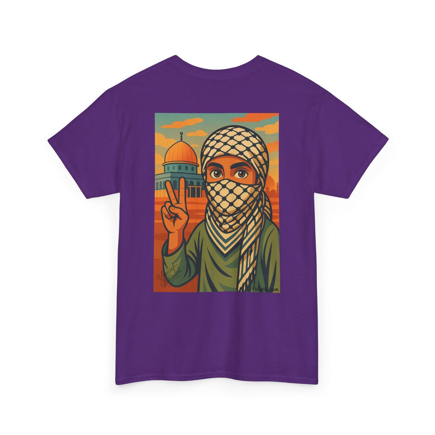 Palestine shirt - "Paix & Héritage" - Impression Dos