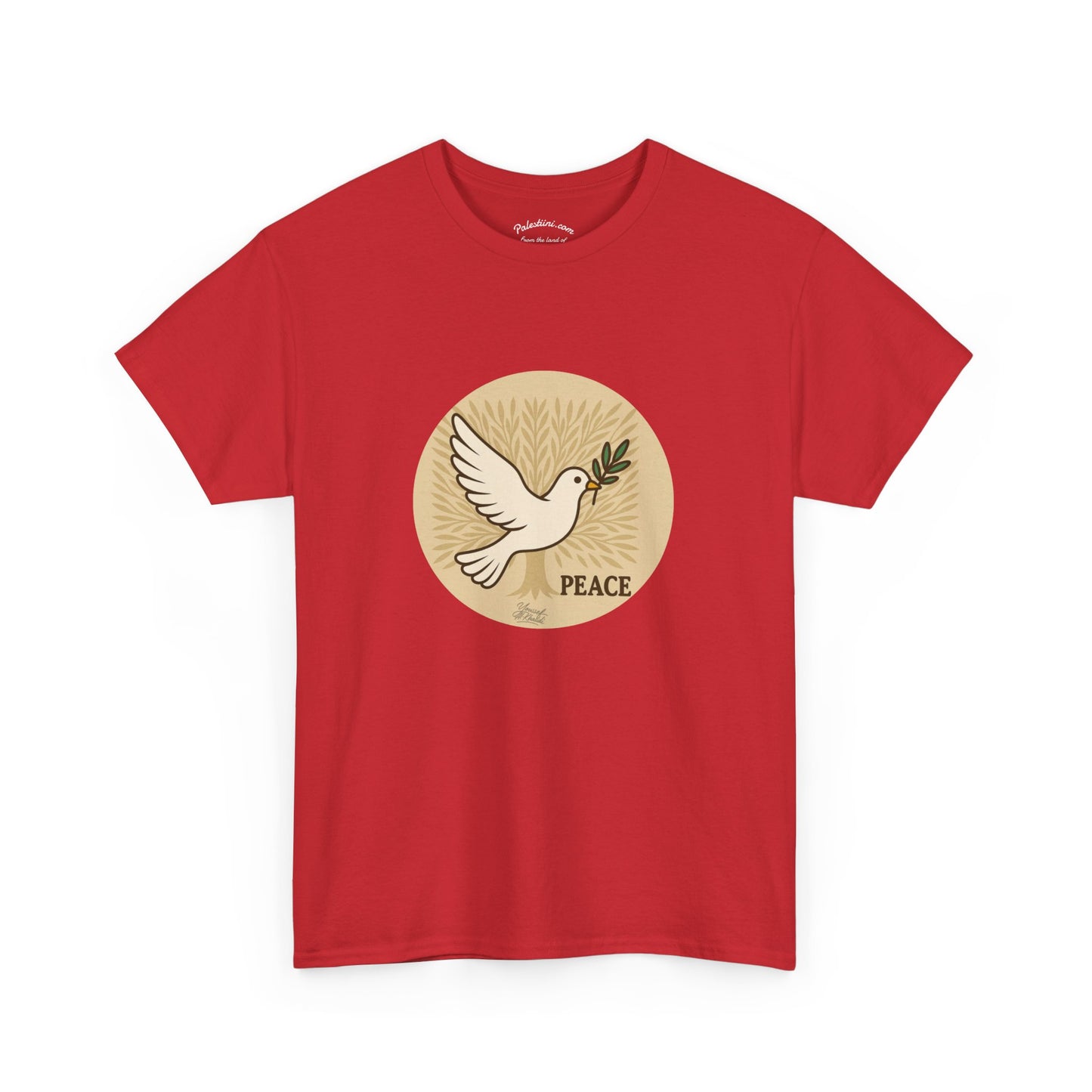 T-shirt Palestine - "Zaytouna & Salam" - Impression Devant