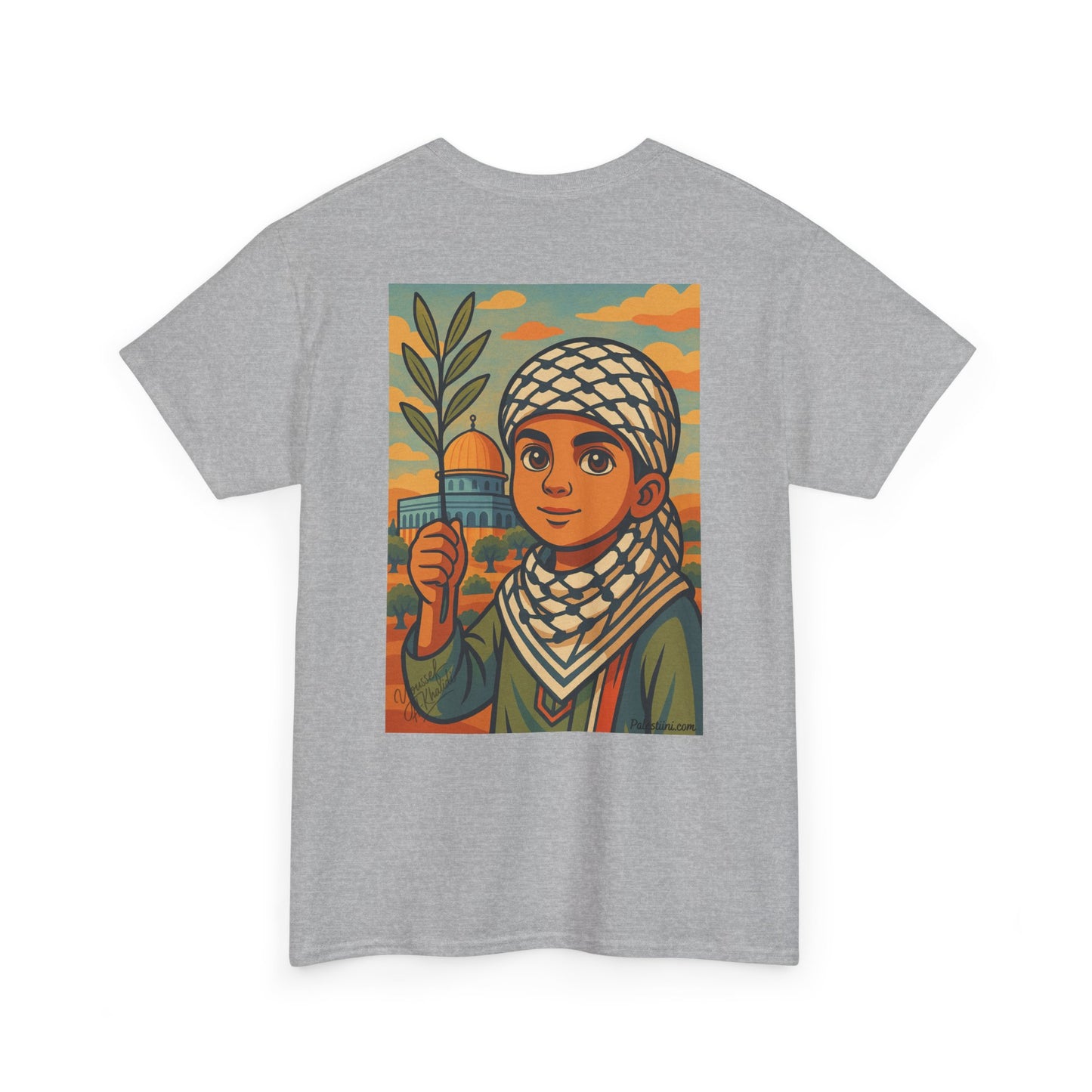 T-shirt Palestine - "Enfant de Palestine" - Impression Dos