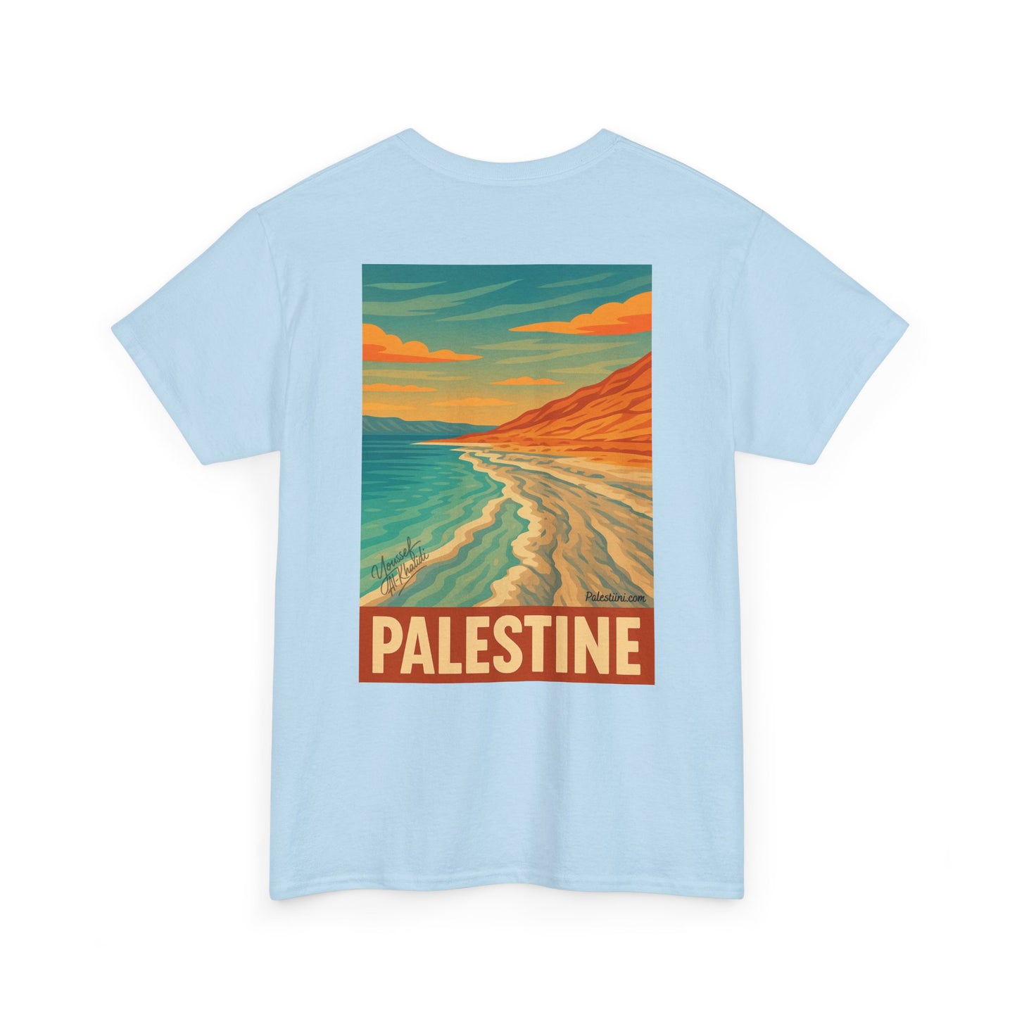 T-shirt Palestine - "Reflets de Palestine" - Impression Dos