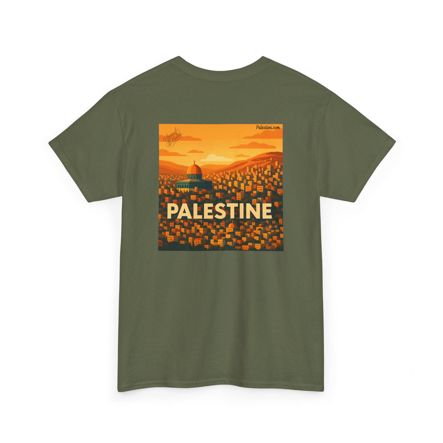 Maillot de la Palestine - "Jérusalem" - Impression Dos