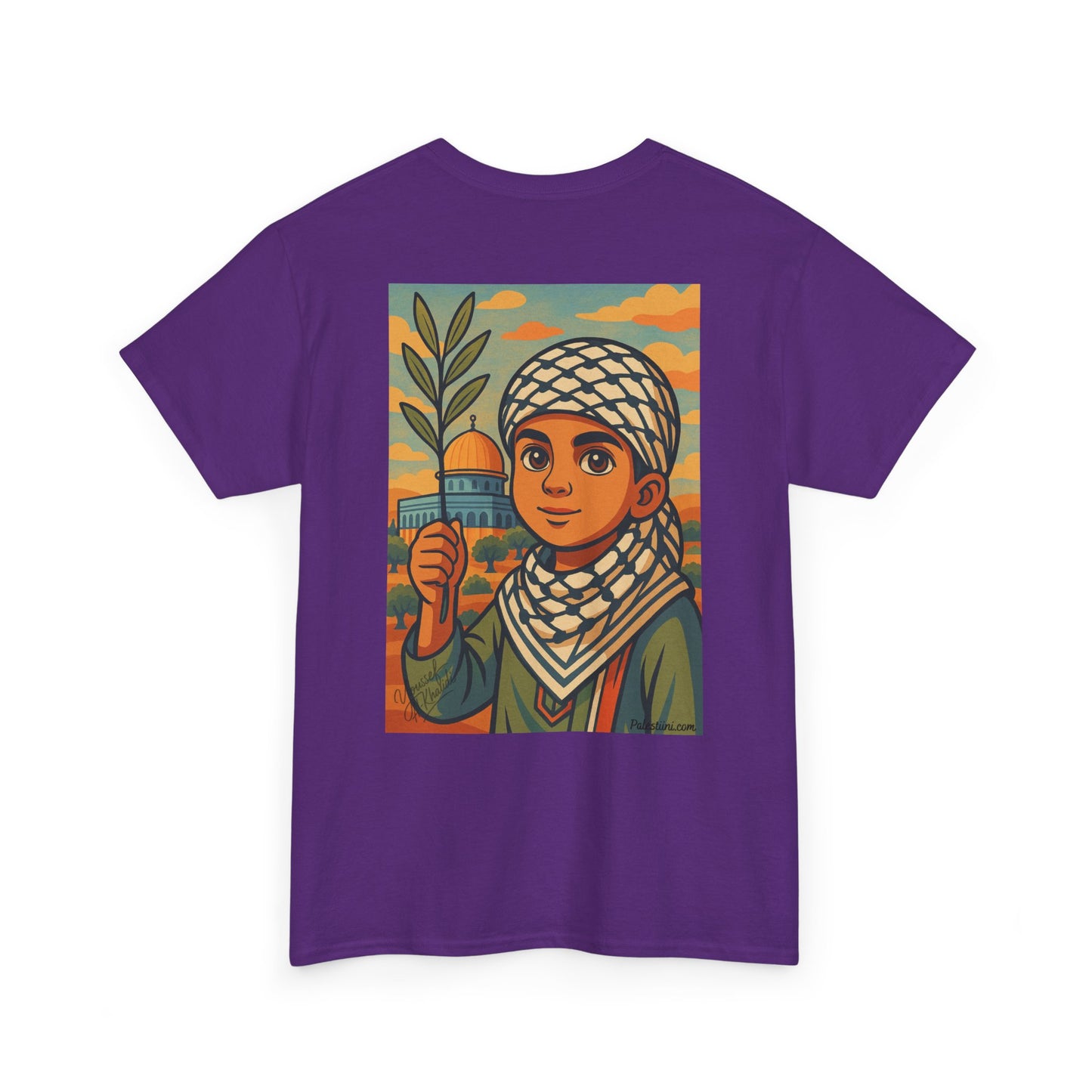 T-shirt Palestine - "Enfant de Palestine" - Impression Dos