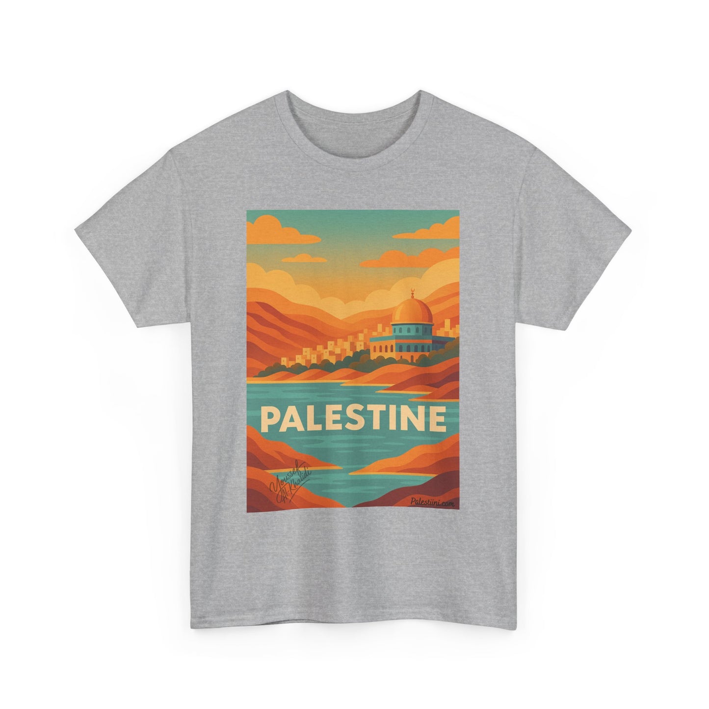 T-shirt Palestine - "Palestine Eternelle" - Impression Devant