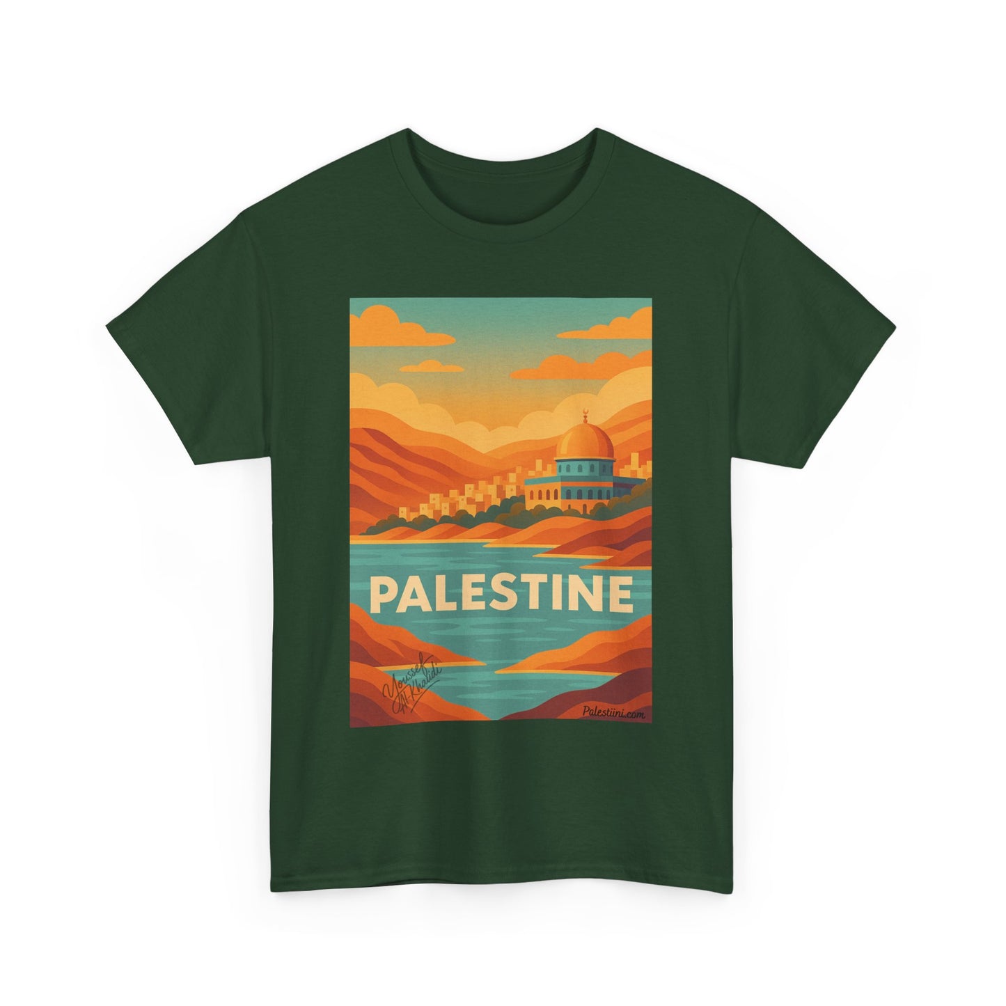 T-shirt Palestine - "Palestine Eternelle" - Impression Devant
