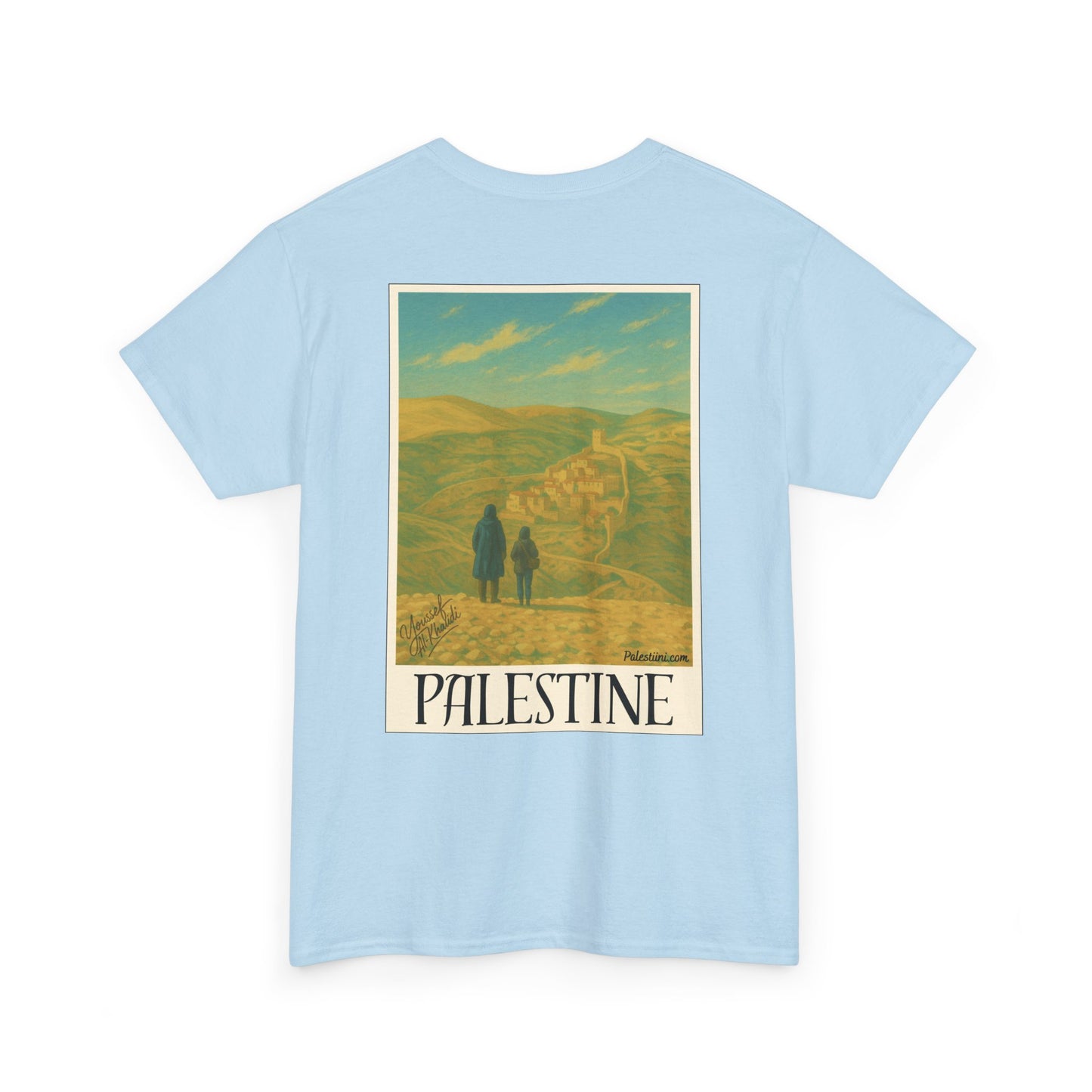T-shirt Palestine homme - "Nos terres perdues" - Impression Dos