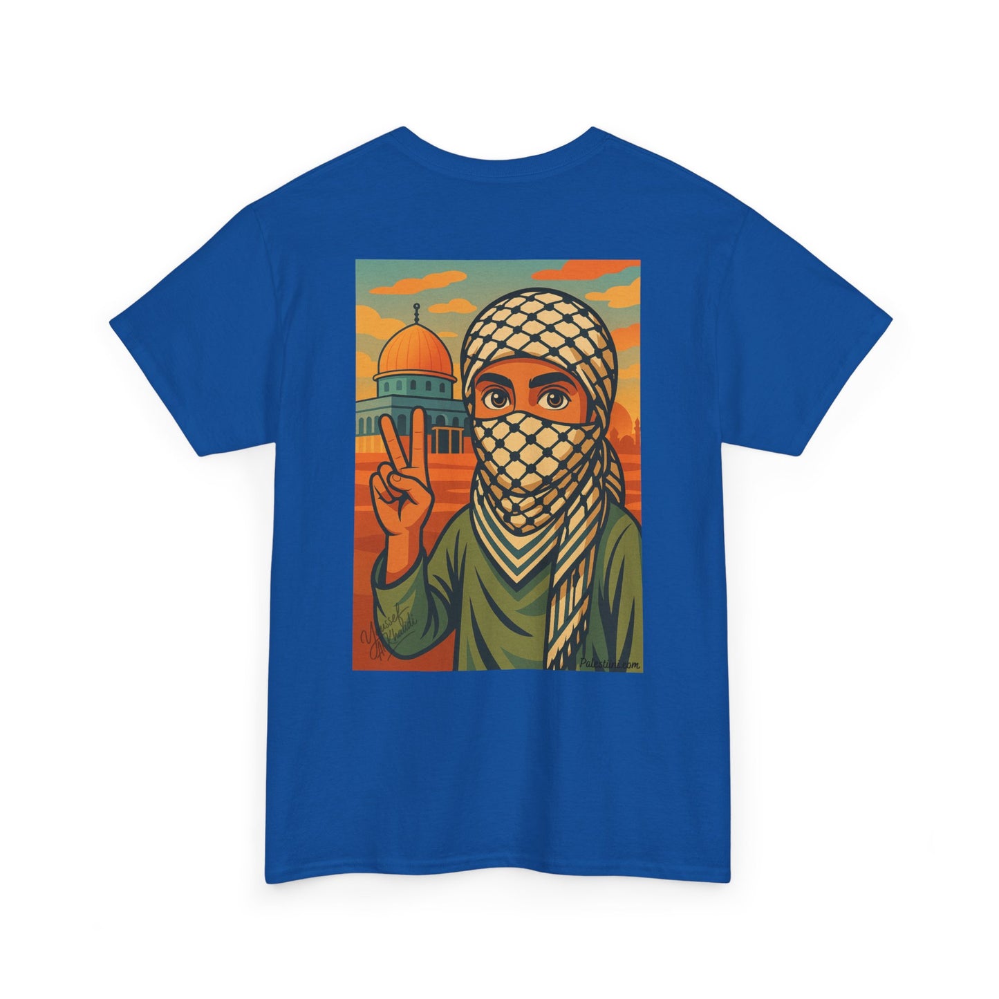 Palestine shirt - "Paix & Héritage" - Impression Dos