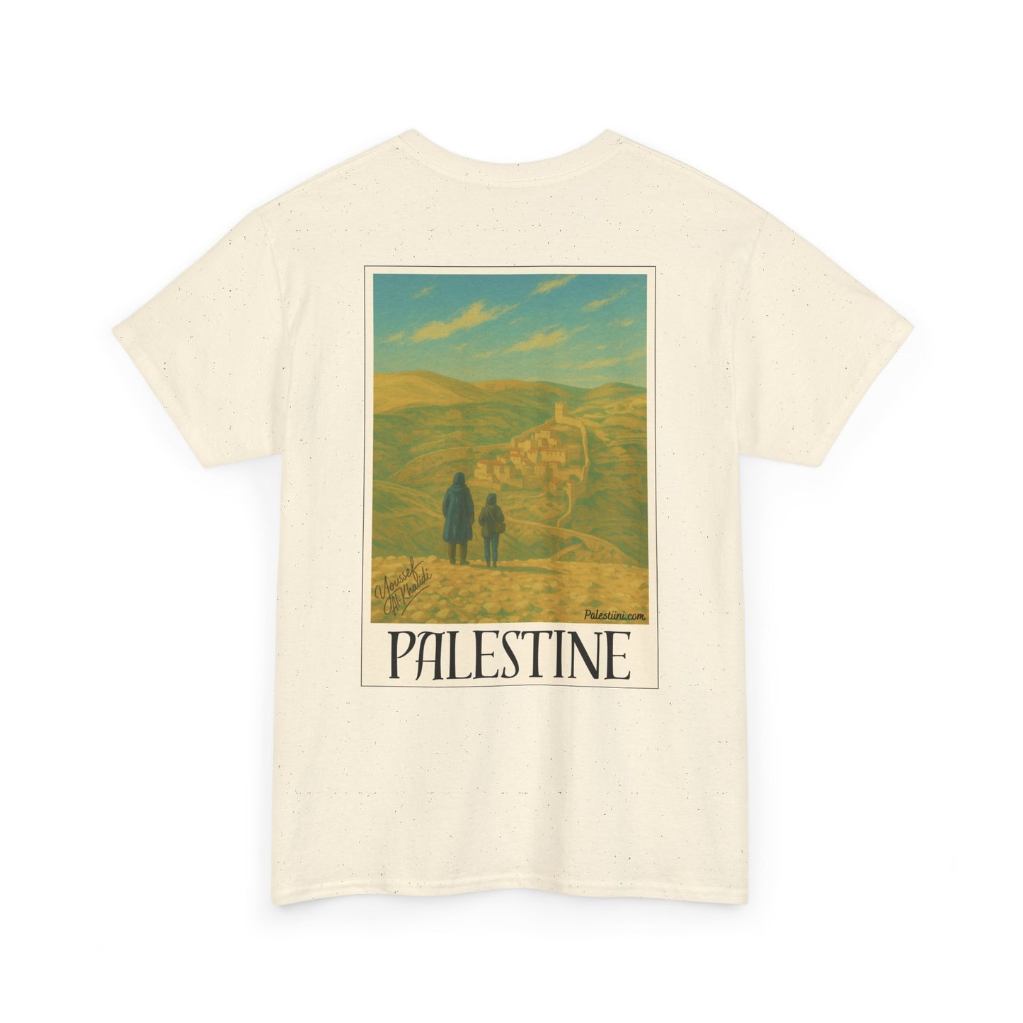 T-shirt Palestine homme - "Nos terres perdues" - Impression Dos