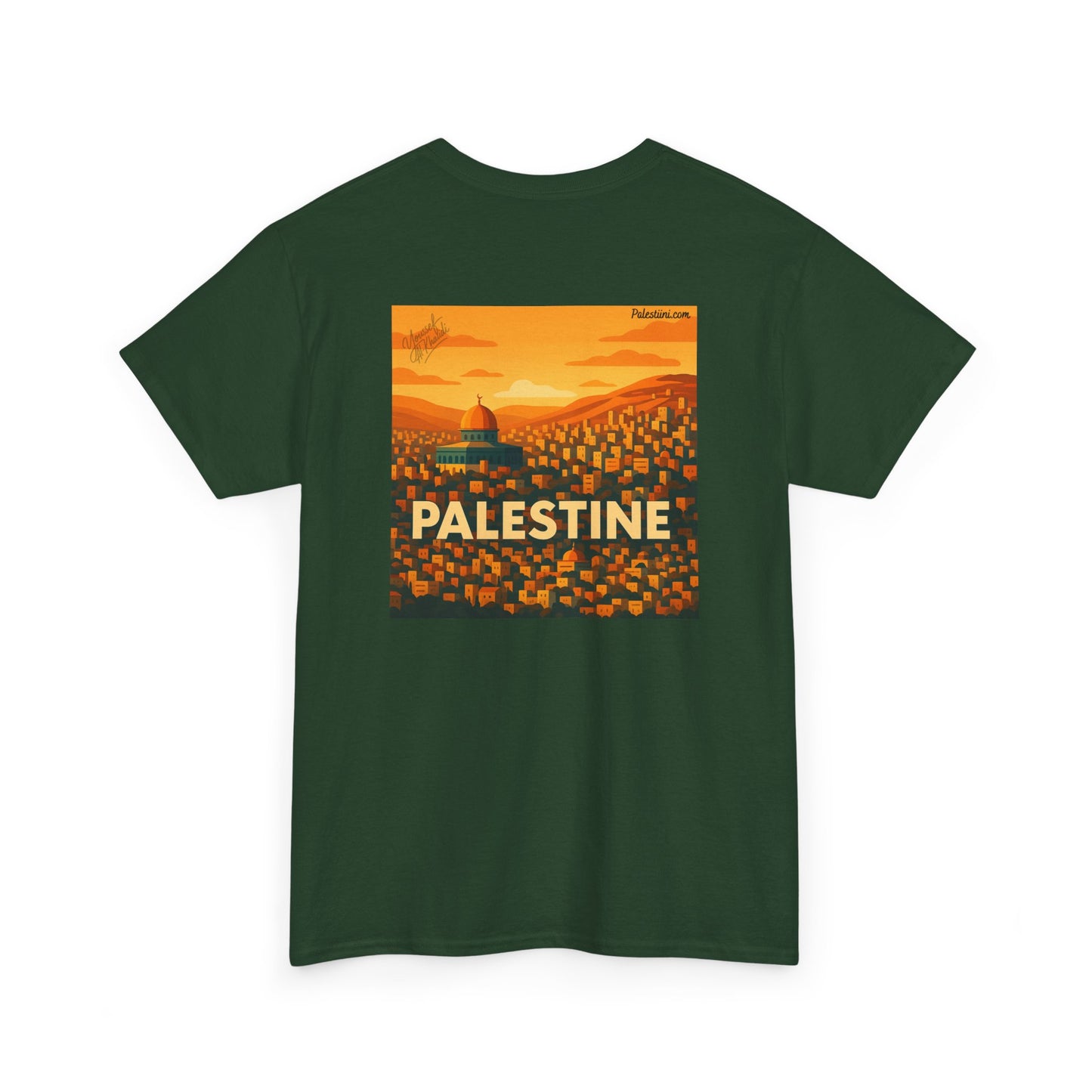 Maillot de la Palestine - "Jérusalem" - Impression Dos