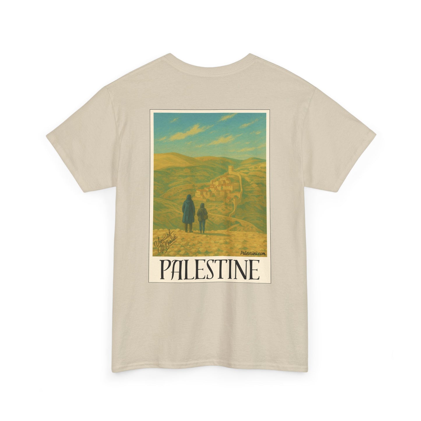 T-shirt Palestine homme - "Nos terres perdues" - Impression Dos