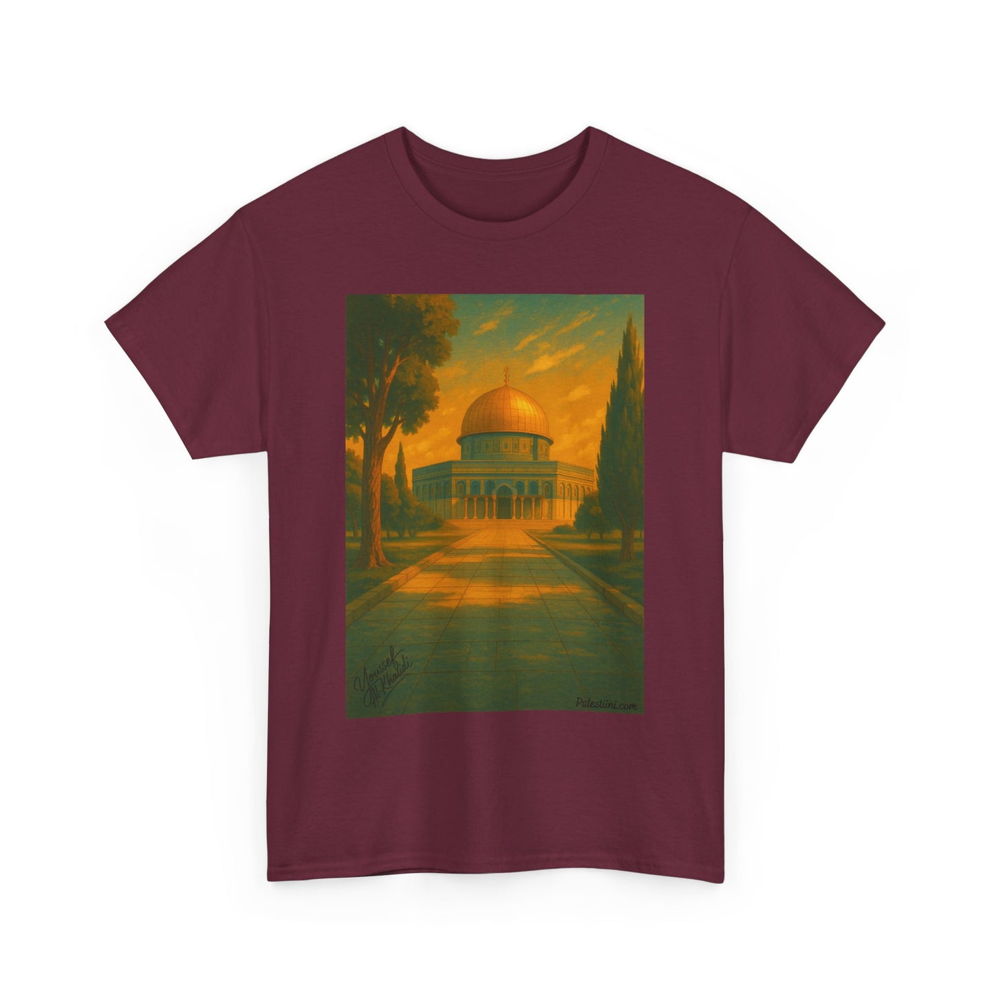 T-shirt Palestine - "Al-Quds Eternelle" - Impression Devant