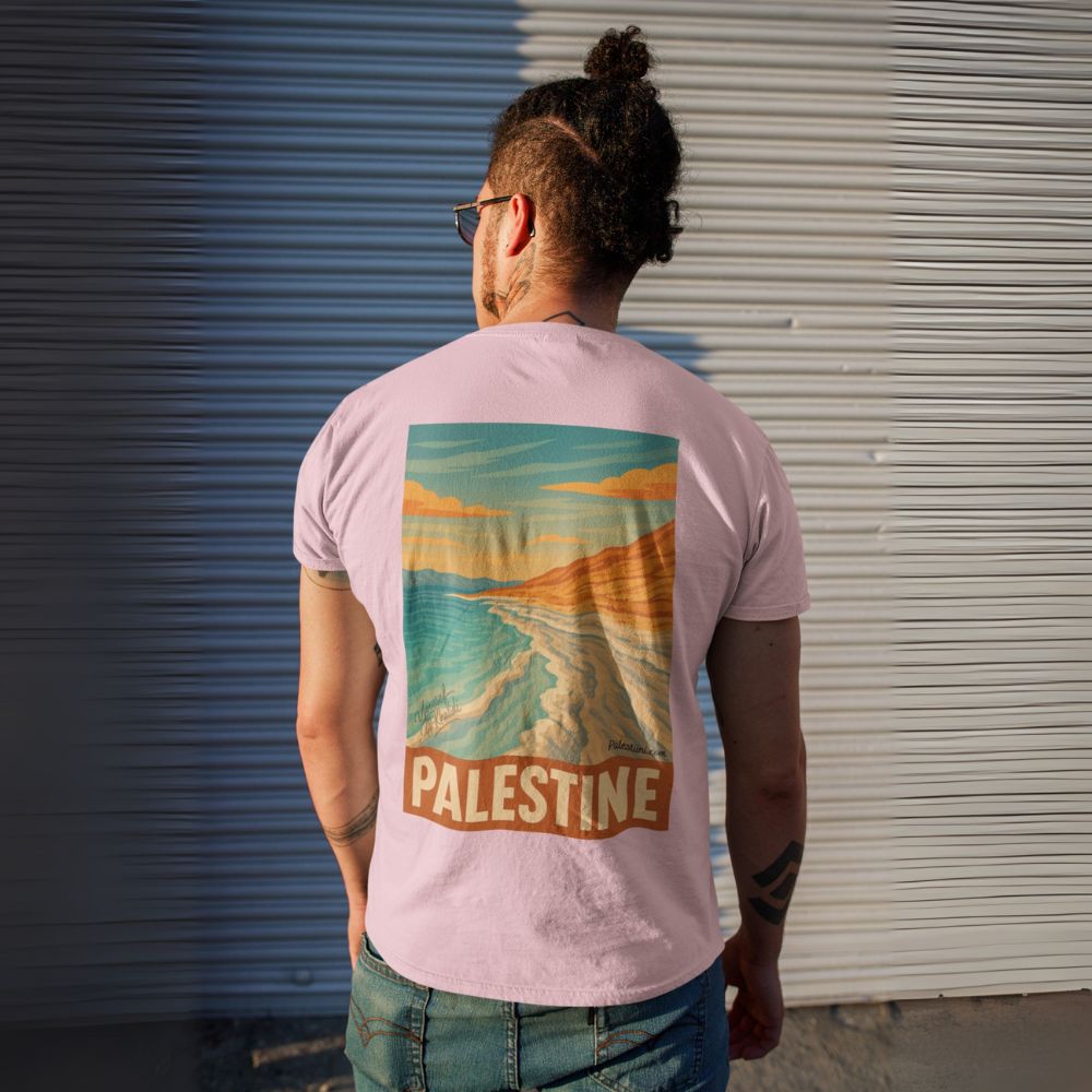 T-shirt Palestine - "Reflets de Palestine" - Impression Dos