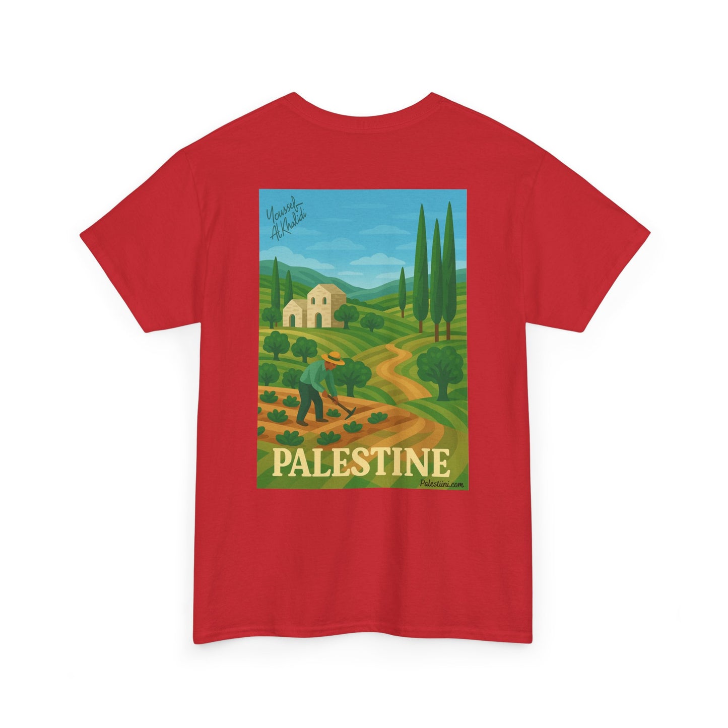 T-shirt Palestine - "Les Gardiens de la Terre" - Impression Dos