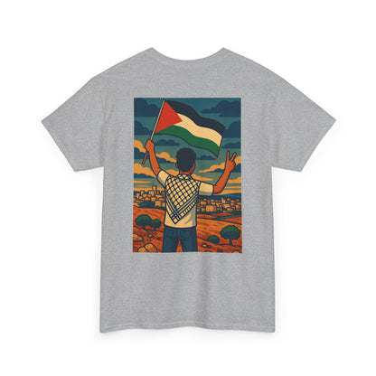 T-shirt Palestine - "Le Salut" - Impression Dos