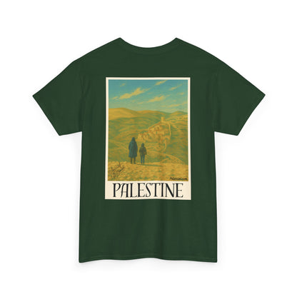 T-shirt Palestine homme - "Nos terres perdues" - Impression Dos