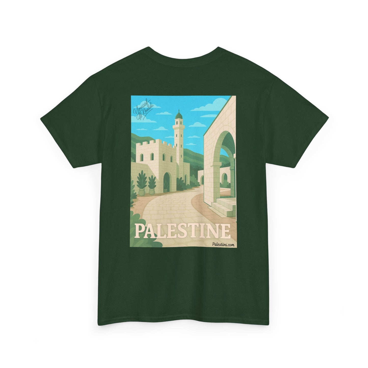 T-shirt Palestine - "Ruelle de Jerusalem" - Impression Dos