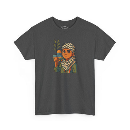 T-shirt Palestine - "Les Innocents de Jérusalem" - Impression Devant Transparent