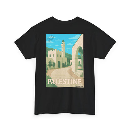 T-shirt Palestine - "Ruelle de Jerusalem" - Impression Dos
