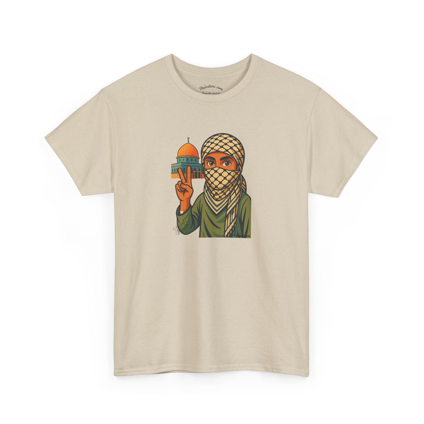 Vêtement Palestine - "Paix & Héritage" - Impression Devant Transparent