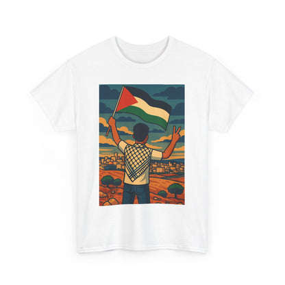 T-shirt Palestine - "Le Salut" - Impression Devant