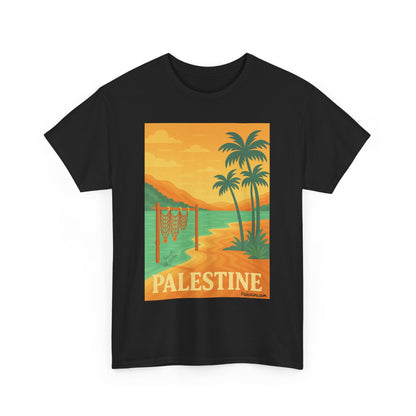 T-shirt Palestine - "Bord du Jourdain" - Impression Devant