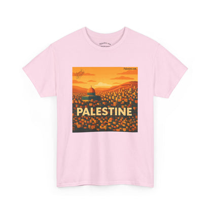 T-shirt Palestine femme - "Jérusalem" - Impression Devant