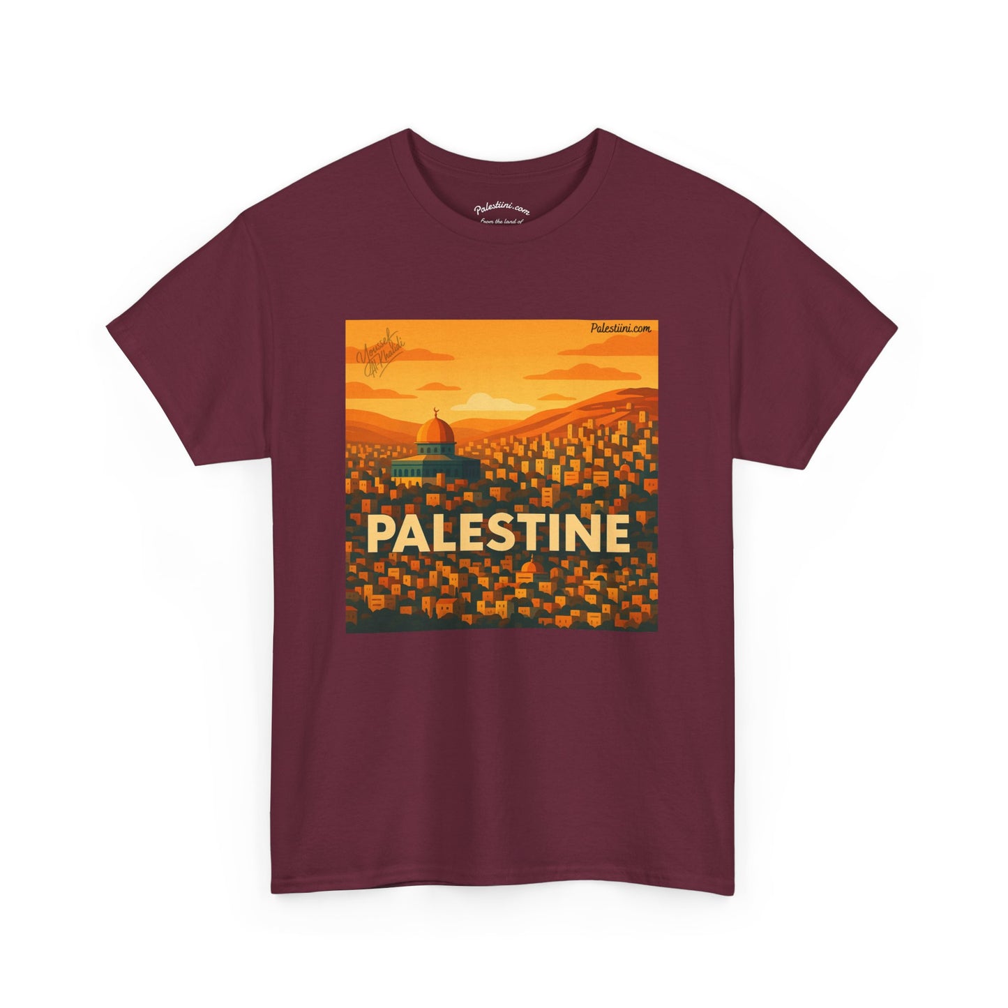 T-shirt Palestine femme - "Jérusalem" - Impression Devant