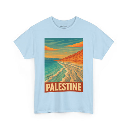 T-shirt Palestine - "Reflets de Palestine" - Impression Devant
